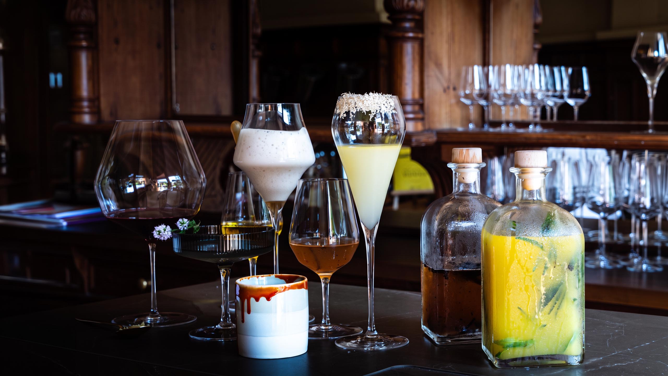 Getränke und Aperitifs im Restaurant Horváth, Berlin