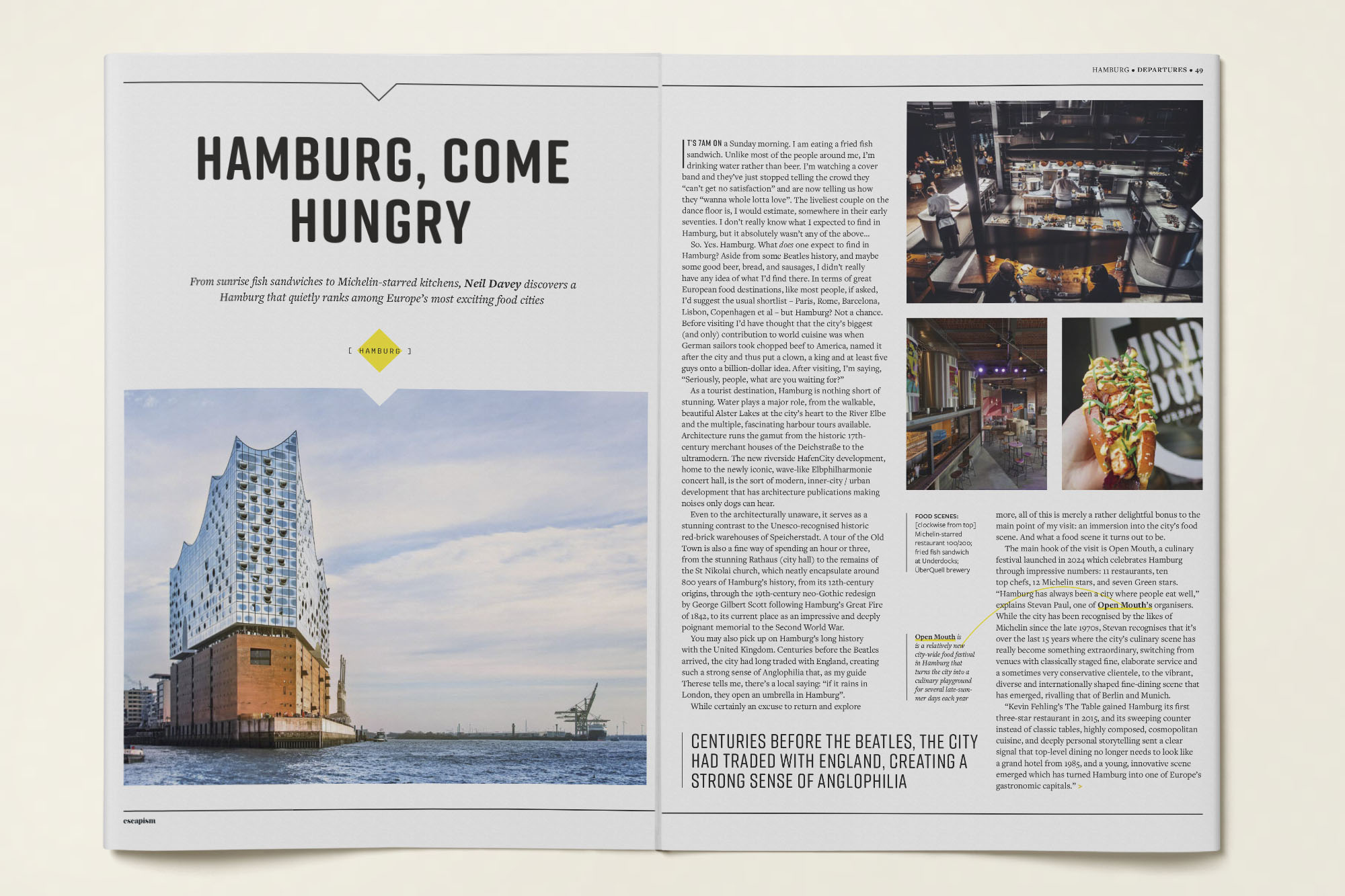Escapism · „Hamburg, Come Hungry“ von Neil Davey