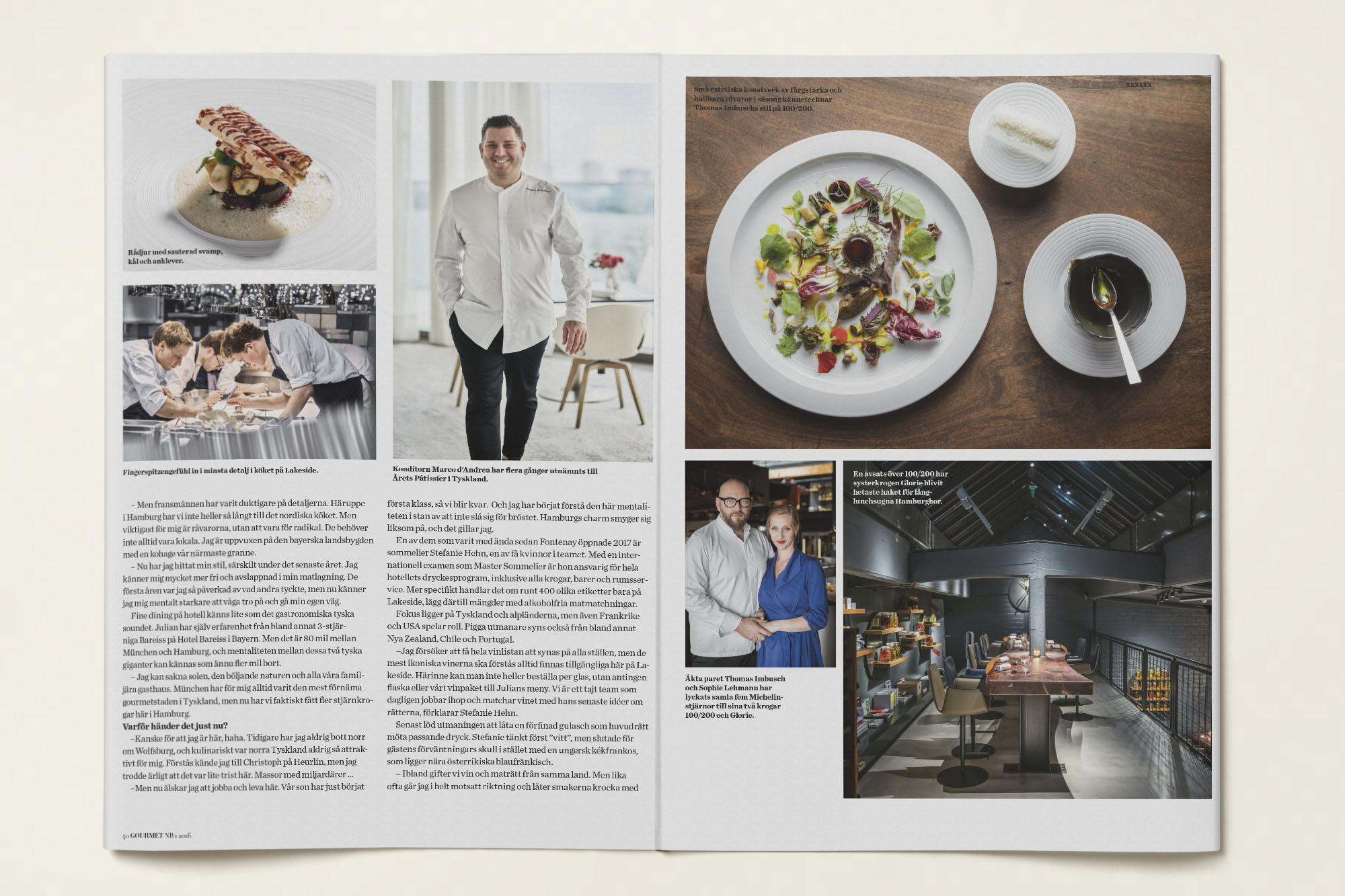 Gourmet (Schweden) · „Hansastadens diskreta lyx“, mit dem 100/200 von Thomas Imbusch und Sophie Lehmann