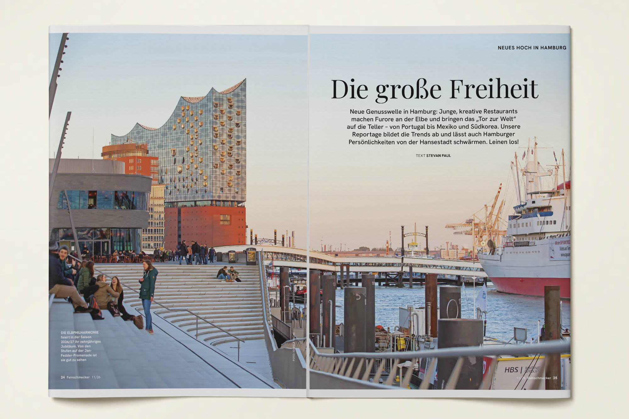 Der Feinschmecker 11/2026 · „Die große Freiheit“ von Stevan Paul