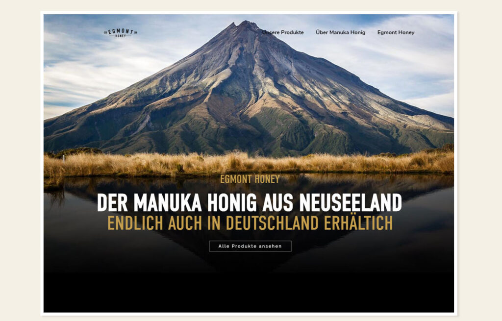 Egmont Honey, Neuseeland – Referenz Kaiserhappen