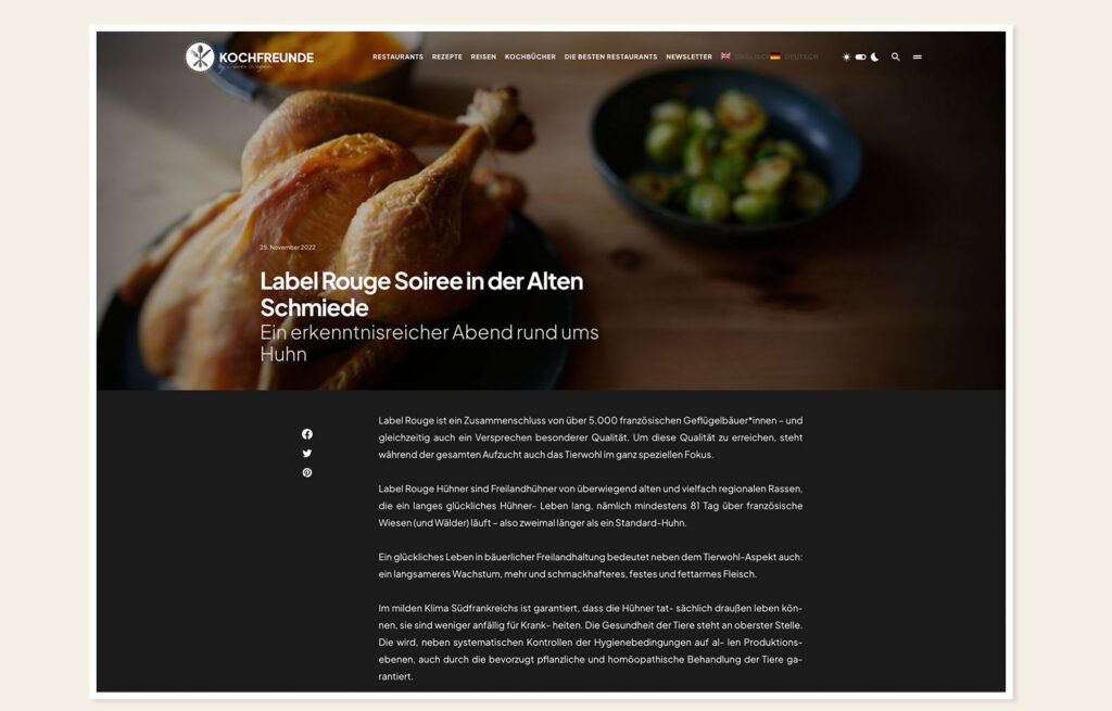Label Rouge – Referenz Kaiserhappen