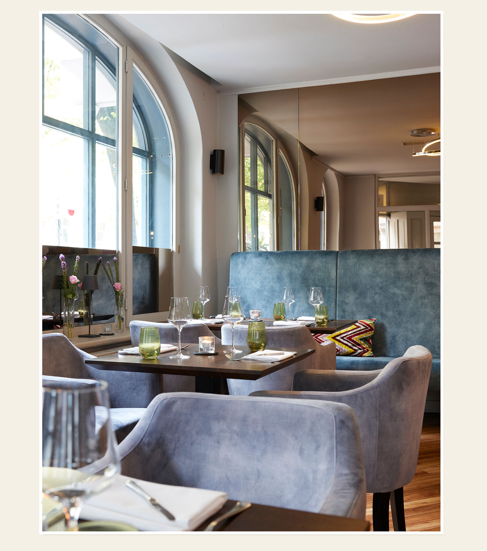 Gastraum des Oechsle Restaurant & Weinbar in Hamburg