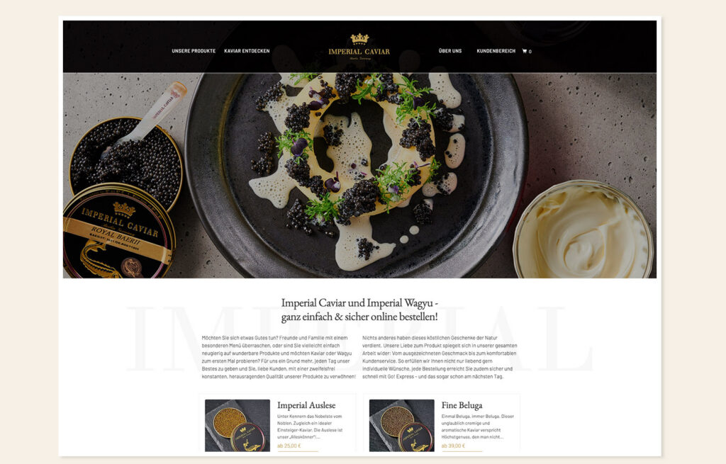 Imperial Caviar, Berlin – Referenz Kaiserhappen